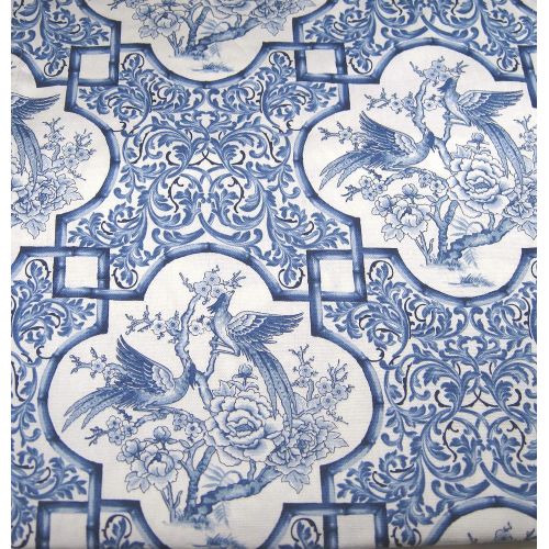  RALPH LAUREN Ralph Lauren Tablecloth Chinoserie/Blue and White 60 x 120 100% Cotton