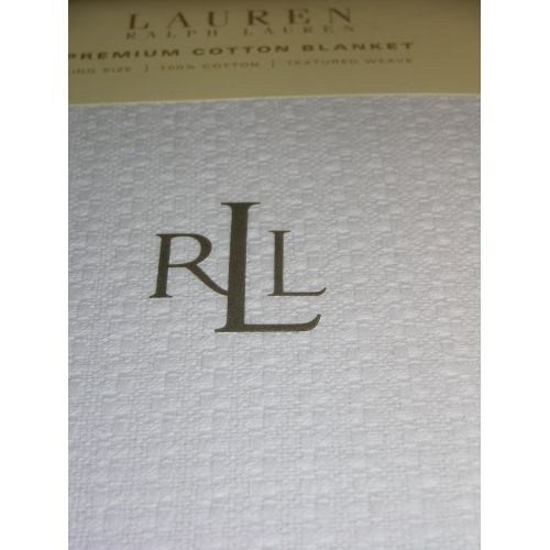  RALPH LAUREN Lauren by Ralph Lauren Classic Cotton King Blanket Cream
