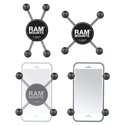  RAM Ram Mount Cradle Holder for Universal X-Grip Cellphone/iPhone with 1-Inch Ball - Non-Retail Packaging - Black