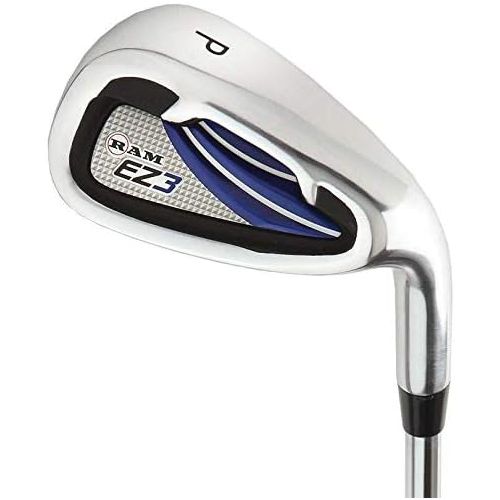  [아마존베스트]Ram Golf EZ3 Mens Right Hand Iron Set 5-6-7-8-9-PW - Free Hybrid Included