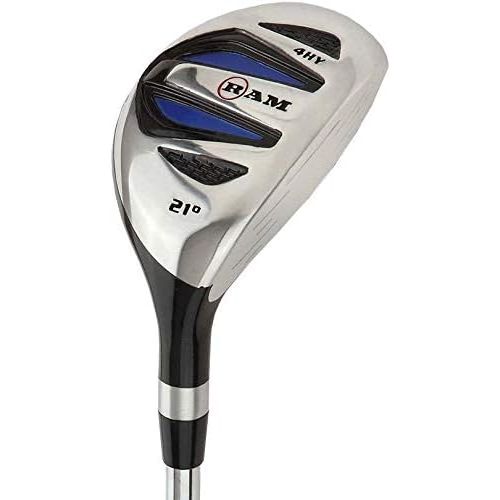  [아마존베스트]Ram Golf EZ3 Mens Right Hand Iron Set 5-6-7-8-9-PW - Free Hybrid Included