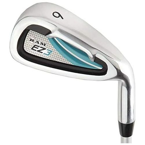  [아마존베스트]Ram Golf EZ3 Ladies Right Hand Iron Set 5-6-7-8-9-PW - Free Hybrid Included