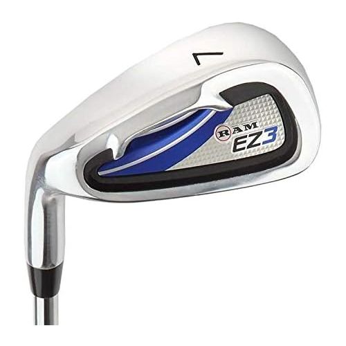  [아마존베스트]Ram Golf EZ3 Mens Left Hand Iron Set 5-6-7-8-9-PW - Free Hybrid Included