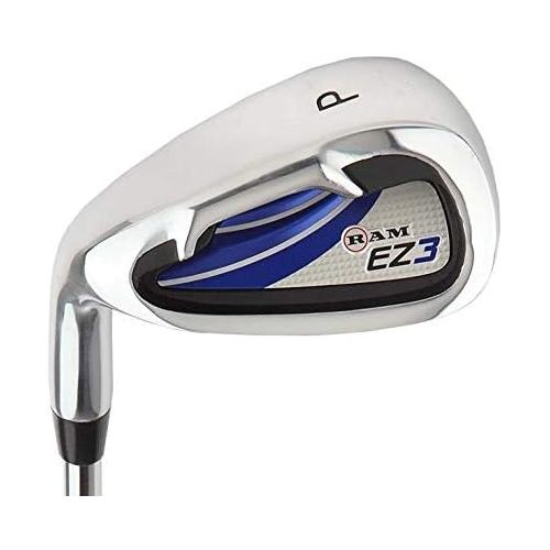  [아마존베스트]Ram Golf EZ3 Mens Left Hand Iron Set 5-6-7-8-9-PW - Free Hybrid Included