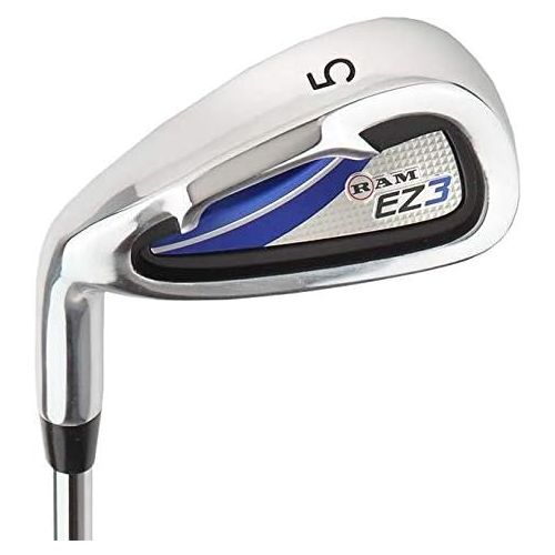  [아마존베스트]Ram Golf EZ3 Mens Left Hand Iron Set 5-6-7-8-9-PW - Free Hybrid Included