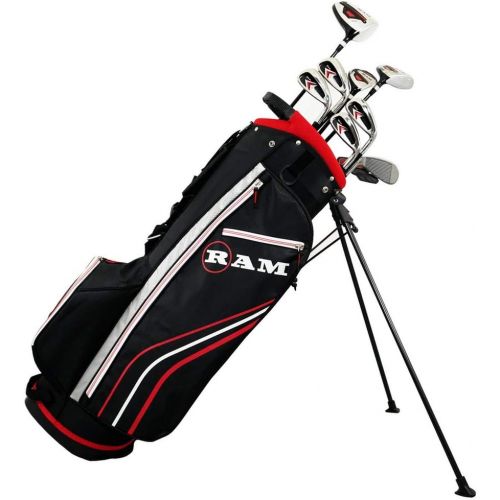  [아마존베스트]RAM Golf Accubar Golf Clubs Set - Graphite Shafted Woods and Stainless Steel Irons - Lefty