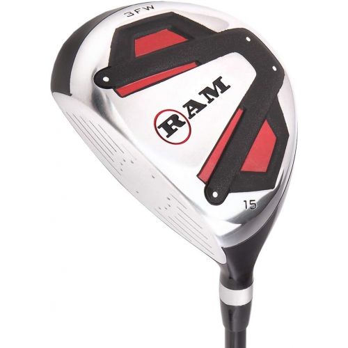  [아마존베스트]RAM Golf Accubar Golf Clubs Set - Graphite Shafted Woods and Stainless Steel Irons - Lefty