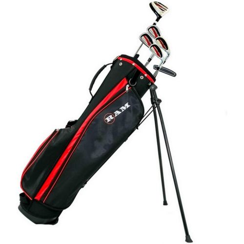  [아마존베스트]Ram Golf SGS Mens -1 Golf Clubs Starter Set with Stand Bag - Steel Shafts