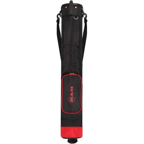  RAM Golf Pitch and Putt Lightweight Golf Carry Bag with Stand Black/Red