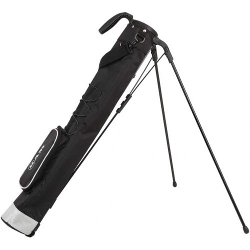  RAM Golf Pitch and Putt Lightweight Golf Carry Bag with Stand Black/Silver