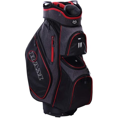  Ram Golf Tour Cart Bag with 14 Way Dividers Top