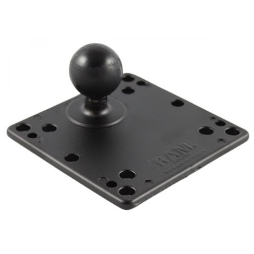  RAM MOUNTS Ram Mount 4.75-Inch Square Plate with VESA Hole Patterns and 1.5-Inch Diameter Ball