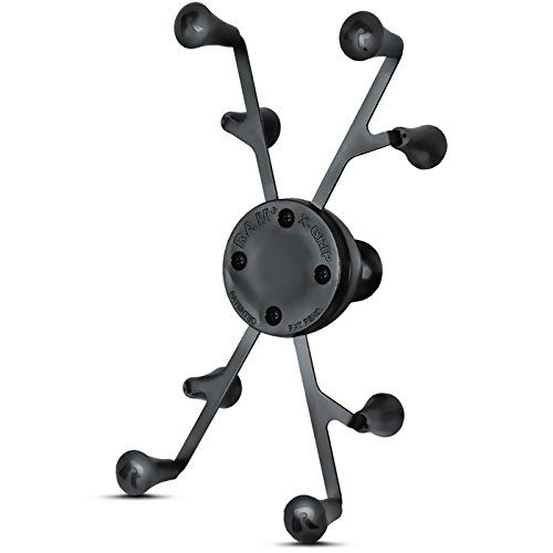  RAM MOUNTS Ram Mount Universal X-Grip II Tablet Holder with 1-Inch Ball for Small Tablets Including iPad Mini (RAMHOLUN8BU)