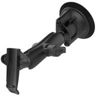 RAM MOUNTS RAM Twist-Lock Suction Cup Mount with Garmin Spine Clip Holder