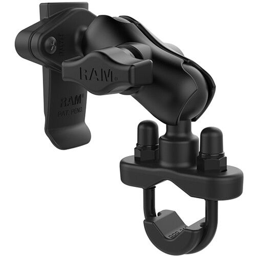  RAM MOUNTS RAM Spine Clip Garmin Motorcycle Mount with Handlebar U-Bolt Base