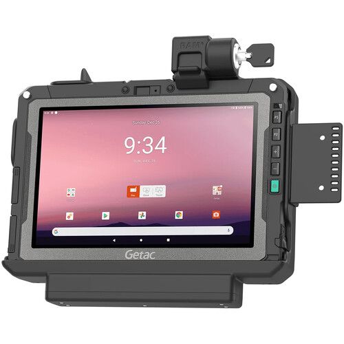  RAM MOUNTS Form-Fit Non-Powered Holder for Getac ZX10 (Locking)