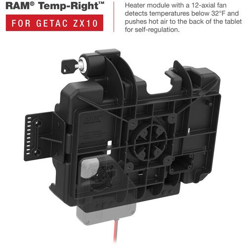 RAM MOUNTS Form-Fit Non-Powered Holder for Getac ZX10 (Locking)