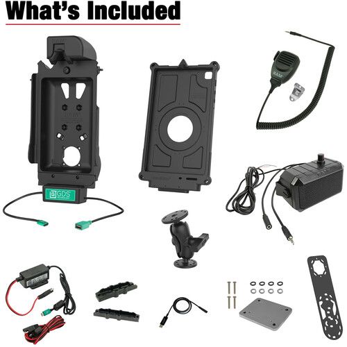  RAM MOUNTS GDS Tough-Dock Universal PTT Vehicle Bundle for Tab A7 Lite 8.7