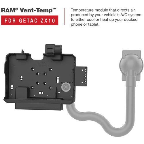  RAM MOUNTS Form-Fit Powered Holder for Getac ZX10 (Non-Locking)