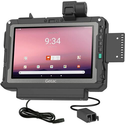  RAM MOUNTS Form-Fit Powered Holder for Getac ZX10 (Non-Locking, 2 x USB-A)