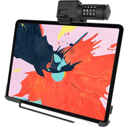  RAM MOUNTS EZ-Roll'r Combo Locking Holder for iPad Pro 12.9