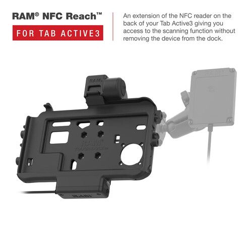  RAM MOUNTS Tough-Dock with Latch for Zebra ET 4 x 8