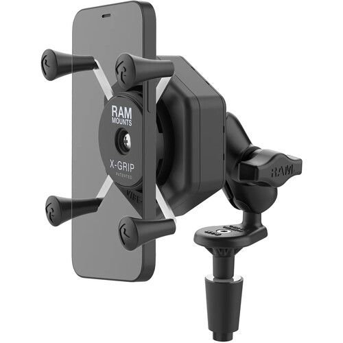  RAM MOUNTS RAM X-Grip Phone Mount with Vibe-Safe and Fork Stem Base