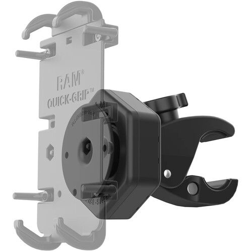  RAM MOUNTS RAM Tough-Claw Small Clamp Base with Vibe-Safe Adapter