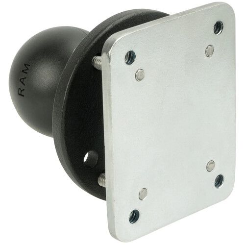  RAM MOUNTS Drill-Down Dashboard Ball Base with Backing Plate (C-Size Ball Adapter)