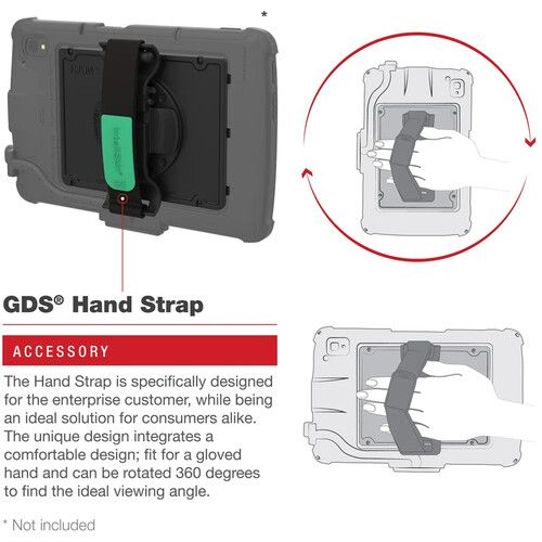  RAM MOUNTS GDS Hand Strap Accessory for Zebra ET4x 10