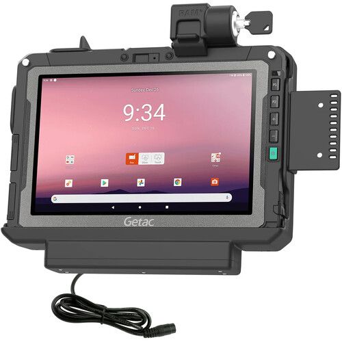  RAM MOUNTS Form-Fit Powered Holder for Getac ZX10 (Locking)