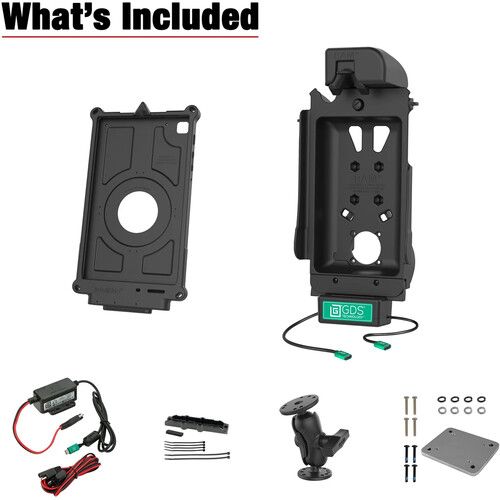  RAM MOUNTS GDS Tough-Dock Klein VALOR PTT Vehicle Bundle for Samsung Galaxy Tab A7 Lite