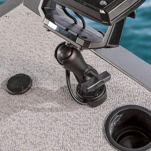  RAM MOUNTS Drill-Down Marine Electronic Mount with Cable Manager