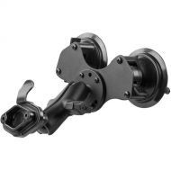 RAM MOUNTS RAM Twist-Lock Dual Suction Cup Mount with EZY-Mount Quick Release Adapter