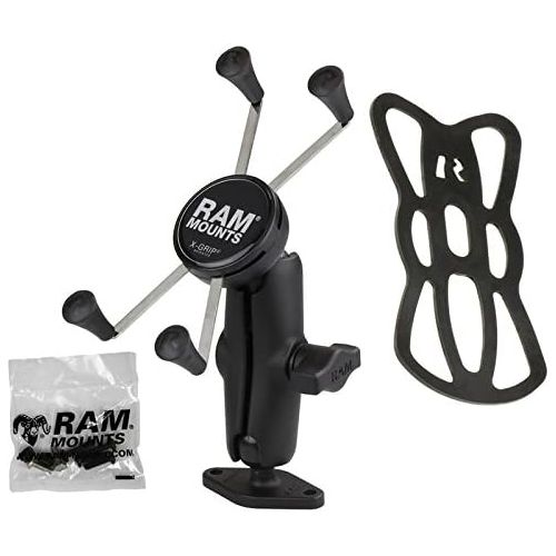  [아마존베스트]RAM MOUNTS (RAM-B-102-UN10U 1 Diameter Ball Mount with Diamond Base & Universal X-Grip Iv Large Phone/Phablet Holder