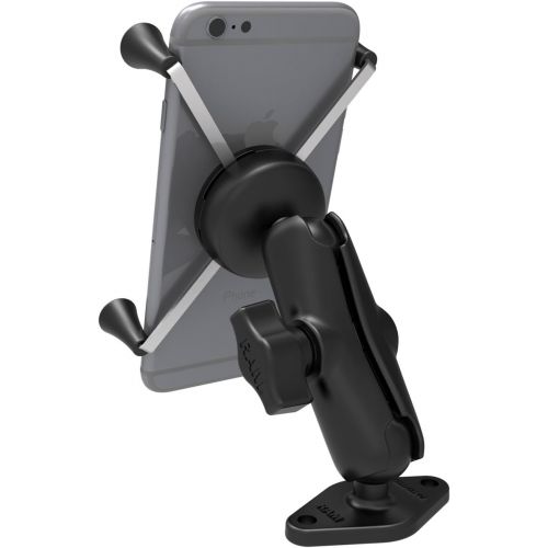  [아마존베스트]RAM MOUNTS (RAM-B-102-UN10U 1 Diameter Ball Mount with Diamond Base & Universal X-Grip Iv Large Phone/Phablet Holder