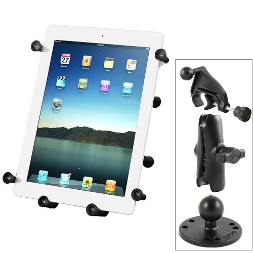  RAM MOUNTS Ram Mounts RAM-B-121-UN9U Ram Mount Universal X-Grip Iii 10 Tablet Holder W Yoke Mnt