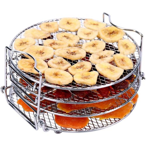  RAMLLY Food Dehydrator Stand Racks for Gowise Phillips USA Cozyna Ninjia Airfryer, Fit all 4.2QT - 5.8QT and above air fryer,Dehydrator Rack for Air Fryer Oven & Pressure Cooker to Dehydr