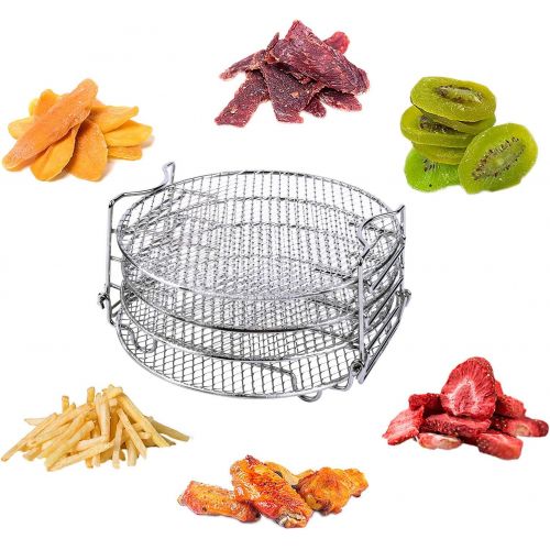  RAMLLY Food Dehydrator Stand Racks for Gowise Phillips USA Cozyna Ninjia Airfryer, Fit all 4.2QT - 5.8QT and above air fryer,Dehydrator Rack for Air Fryer Oven & Pressure Cooker to Dehydr