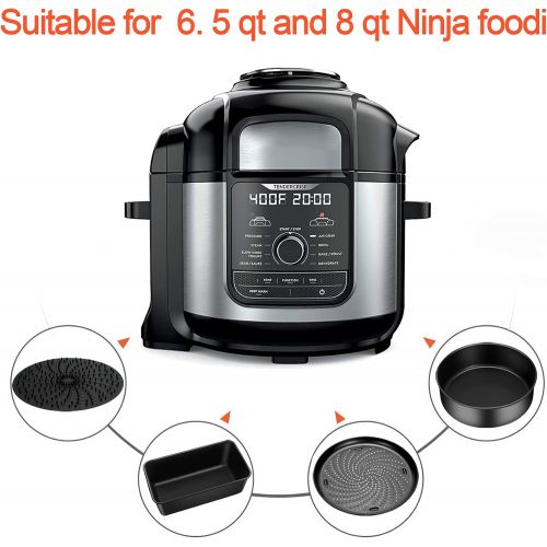  RAMLLY Baking Set for Ninja Foodi 6.5, 8Qt,Accessories for Instant Pot 8Qt,Nonstick Bakeware Set Compatible with Ninja Foodi OP101,OP301,OP302,OP401,FD401,FD302,OS101,OS301,AG300,AG301,AG