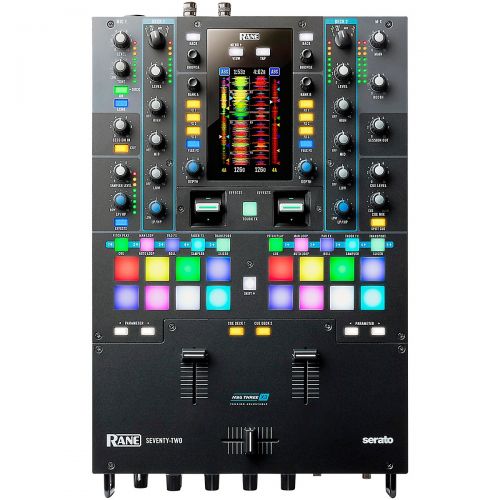  Rane SEVENTY-TWO Battle-Ready 2-channel DJ Mixer with Touchscreen and Serato DJ