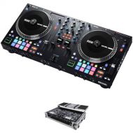 RANE DJ ONE Professional Motorized DJ Controller Kit with Flight Case (Silver and Black)