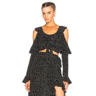 RAQUEL DINIZ Lucy Polka Dot Blouse