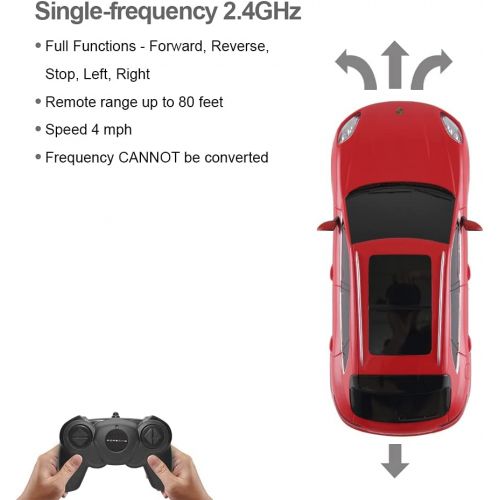 라스타 RASTAR 1:24 Porsche Macan Turbo RC Toy Car, Remote Control Car, 2021 XMas Gifts for Kids