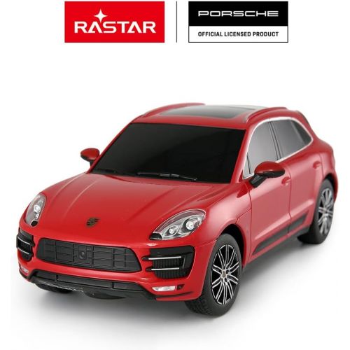 라스타 RASTAR 1:24 Porsche Macan Turbo RC Toy Car, Remote Control Car, 2021 XMas Gifts for Kids