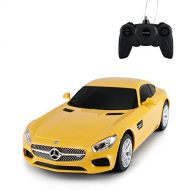 RASTAR 1/24 Scale Mercedes AMG-GT RC Car Radio Remote Control - Yellow