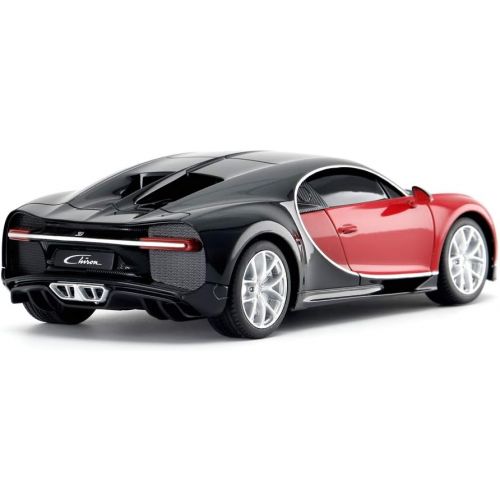라스타 RASTAR Bugatti Toy Car, 1/24 Scale Bugatti Chiron RC Model Car, Red