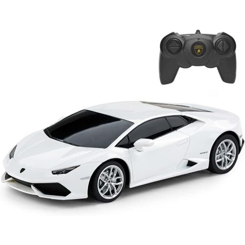 라스타 RASTAR Lamborghini HURACAEN LP610-4 RC Car Radio Remote Control, 1/24 Scale (White)