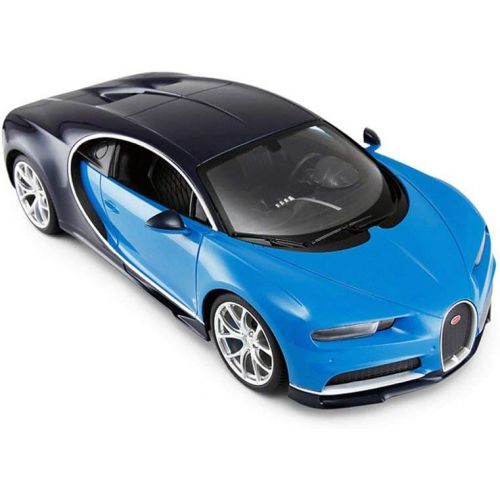 라스타 Modern-Depo Licensed Bugatti Chiron RC Car 1/14 Scale Black Rastar Radio Remote Control Toy Vehicle Sport Racing Car