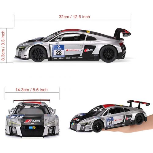 라스타 RASTAR Audi RC Car, 1/14 Audi R8 Performance Model Toy Car Sports Racing Remote Control Car for Adults Boys Girls Kids